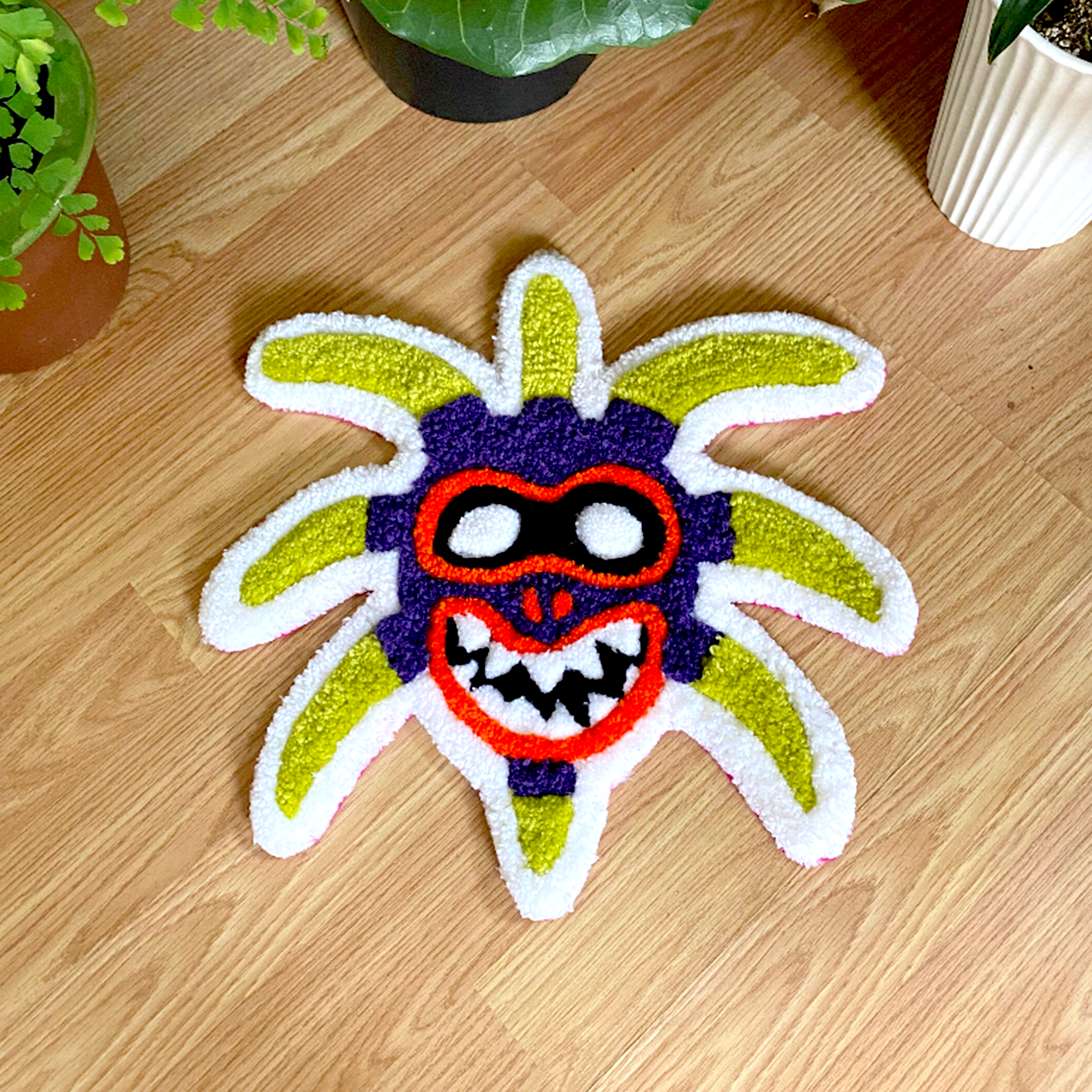 Vejigante Grin Rug by Bodega Bloom