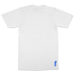 Bronx Collegiate White T-Shirt (Blue Logo) Back