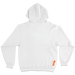 Bronx Collegiate Hoodie White with Orange Design Back