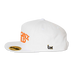 Bronx Dad White Snapback (Orange Logo) Side