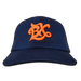 BX Wave Dad Hat in Navy/Orange Front