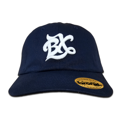 BX Wave Navy Dad Hat (White Logo) Front