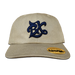 BX Wave Tan Dad Hat (Navy Logo) Front