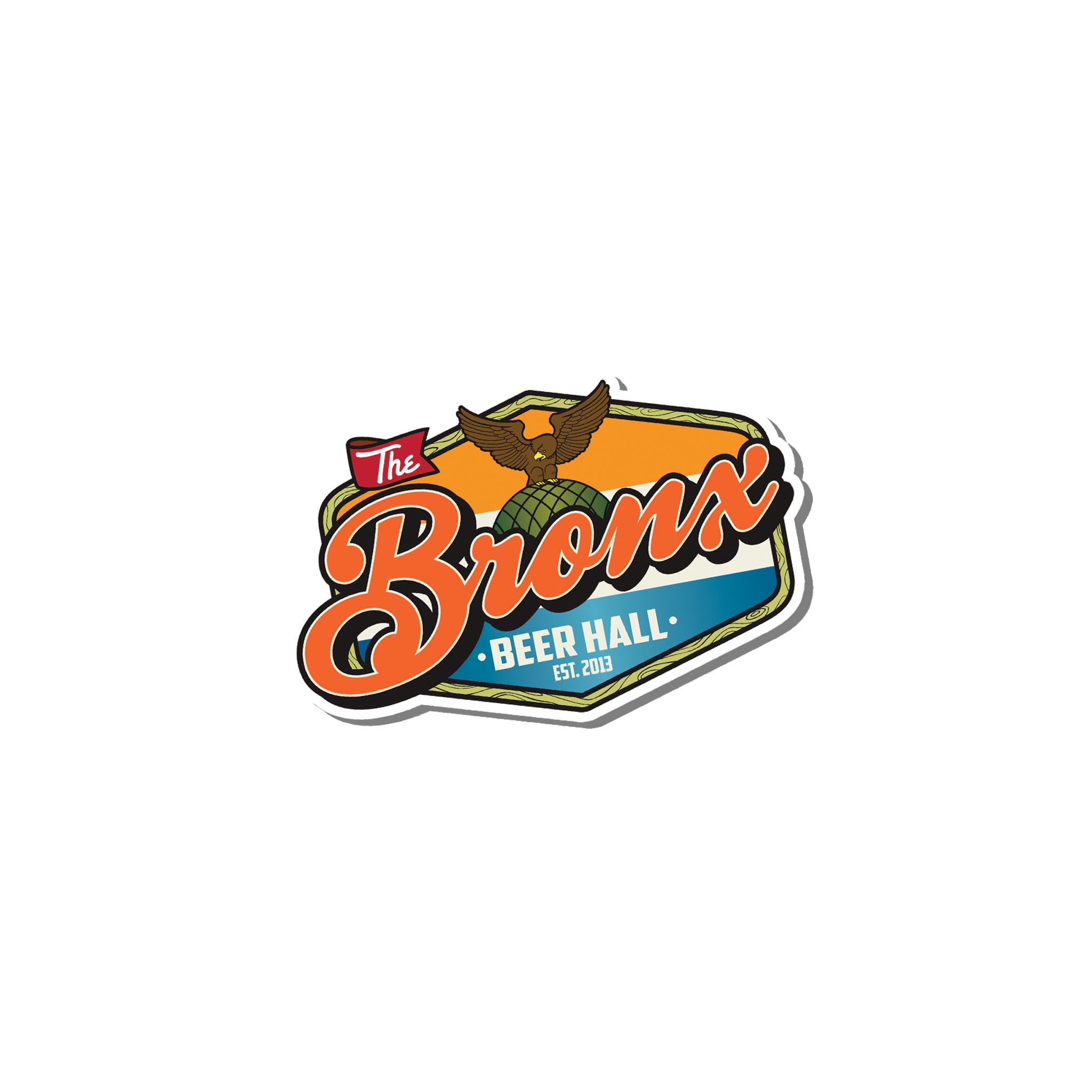 Bronx Beer Hall Logo Sticker