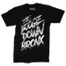 Boogie Down Bronx Reflective T-Shirt Front in Black