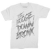 Boogie Down Bronx Reflective T-Shirt Front in White