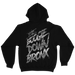Boogie Down Bronx Reflective Mid Weight Pullover Hoodie Back in Black