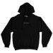 Boogie Down Bronx Reflective Mid Weight Pullover Hoodie Front in Black
