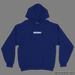 Boogie Down Bronx Reflective Mid Weight Pullover Hoodie Front in Royal Blue with Simulated Flash