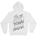 Boogie Down Bronx Reflective Mid Weight Pullover Hoodie Back in White