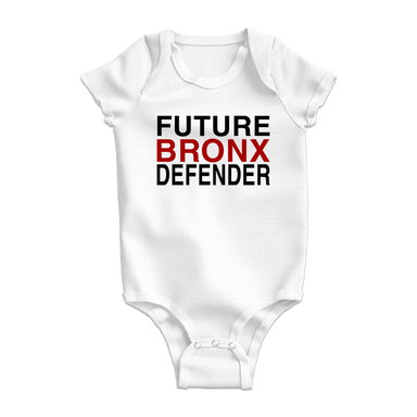 Future Bronx Defender Onesie Front