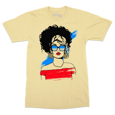 Bronx Girl Summer T-Shirt Front in Yellow