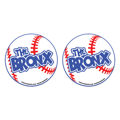 Bronx Baseball Sticker 2-Pack