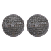 Bronx USA Sewer Cover Sticker 2-Pack