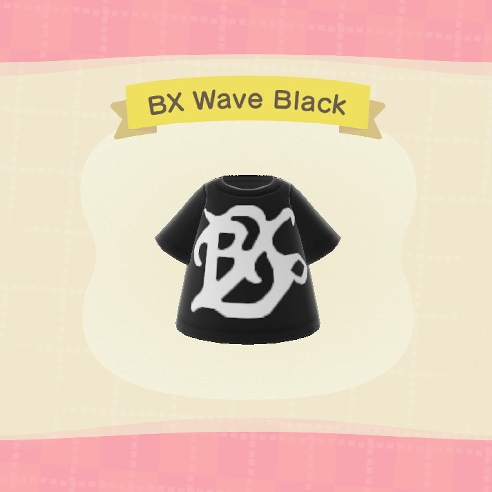 Digital BX Wave T-Shirt in Black