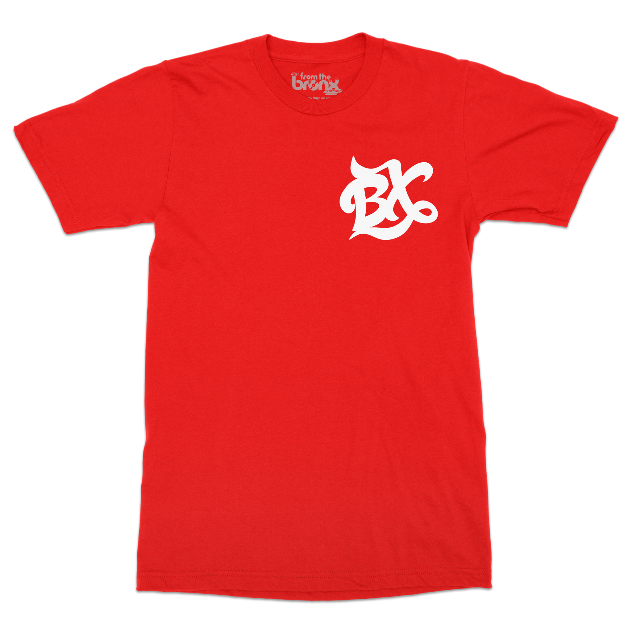 BX Wave T-Shirt Front in Red