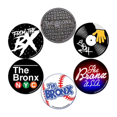 Bronx Circle Sticker 6-Pack