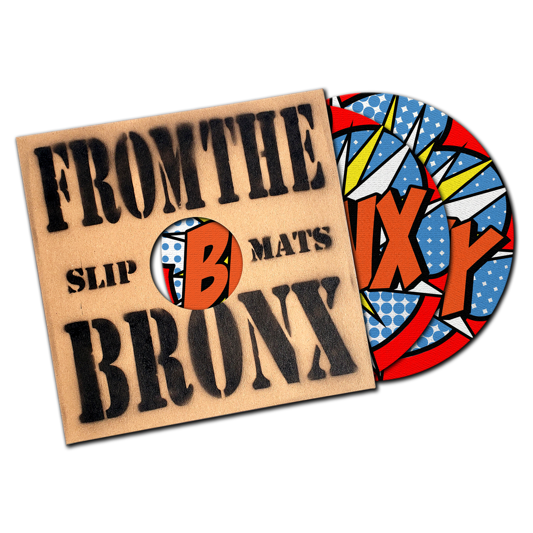 Bronx POW! Slip Mats with Record Jacket