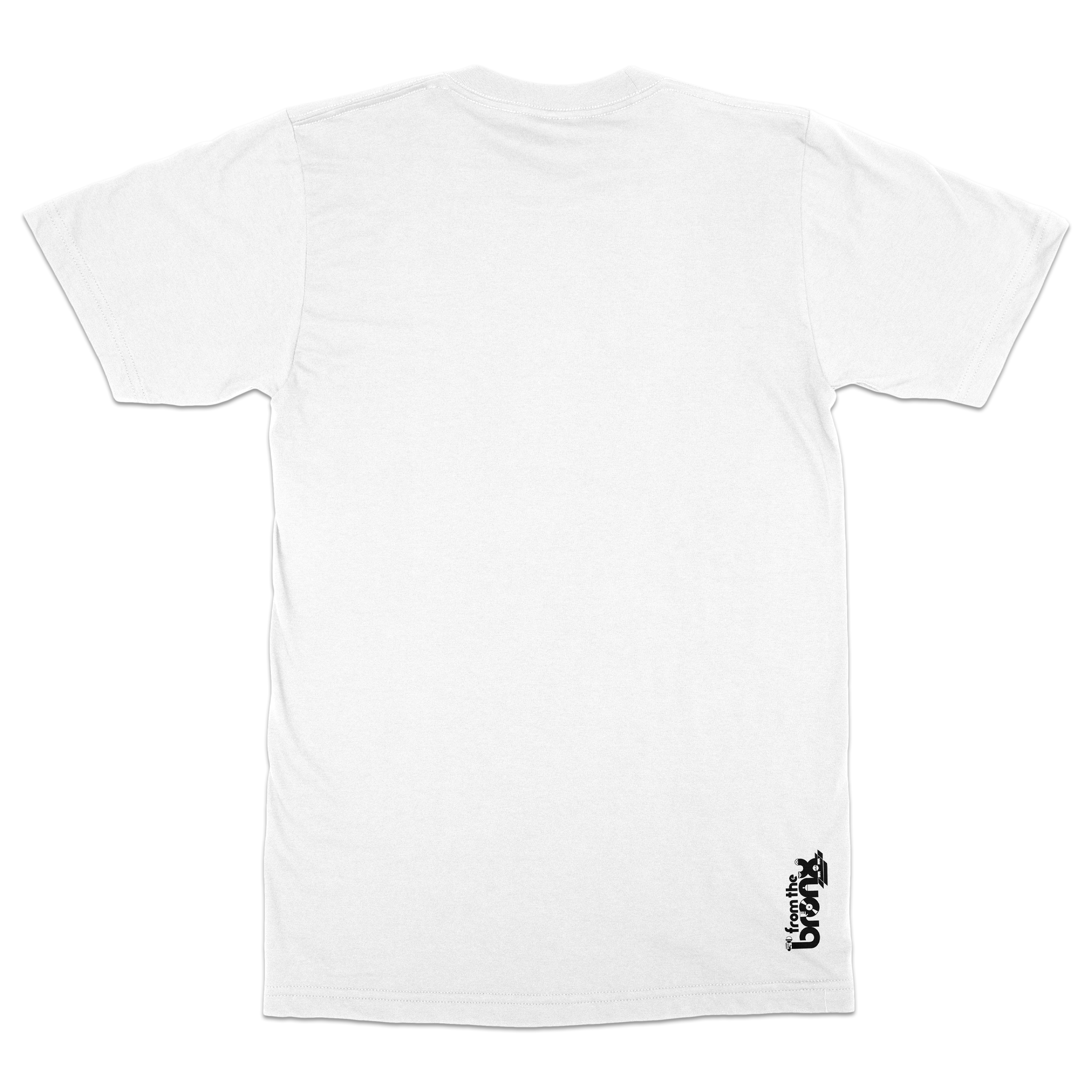 From The Bronx Full-Color Logo T-Shirt Back in White