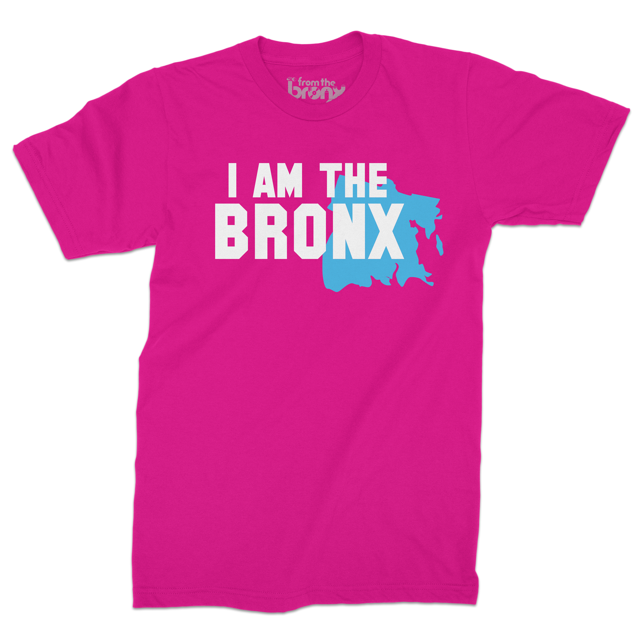 I AM THE BRONX T-Shirt Front in Magenta