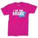 I AM THE BRONX T-Shirt Front in Magenta