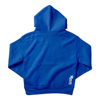 Bronx Collegiate Mid Weight Youth Hoodie Back in Royal Heather