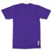 Back of Bronx Forever Gold T-Shirt in Purple