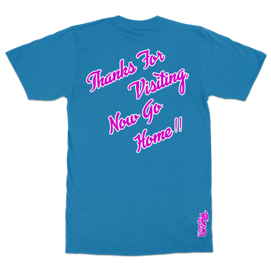 South Bronx Vacation T-Shirt Back in Turquoise Blue
