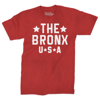 The Bronx USA Front in Heather Red