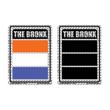 The Bronx Flag Holographic Sticker 2-Pack