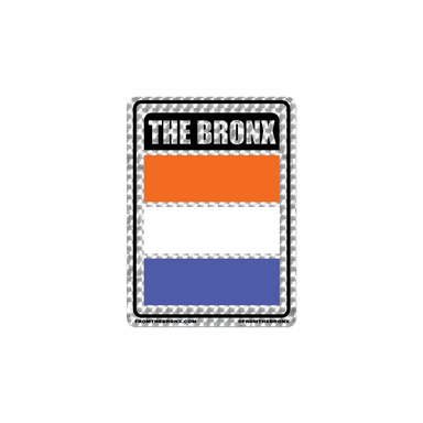 The Bronx Flag Holographic Sticker in Full Color