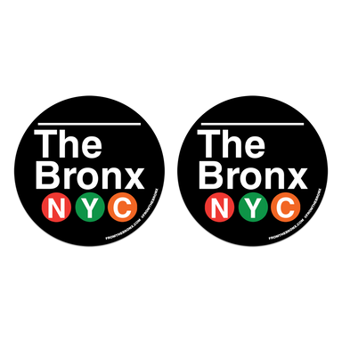Bronx NYC Subway Sticker 2-Pack