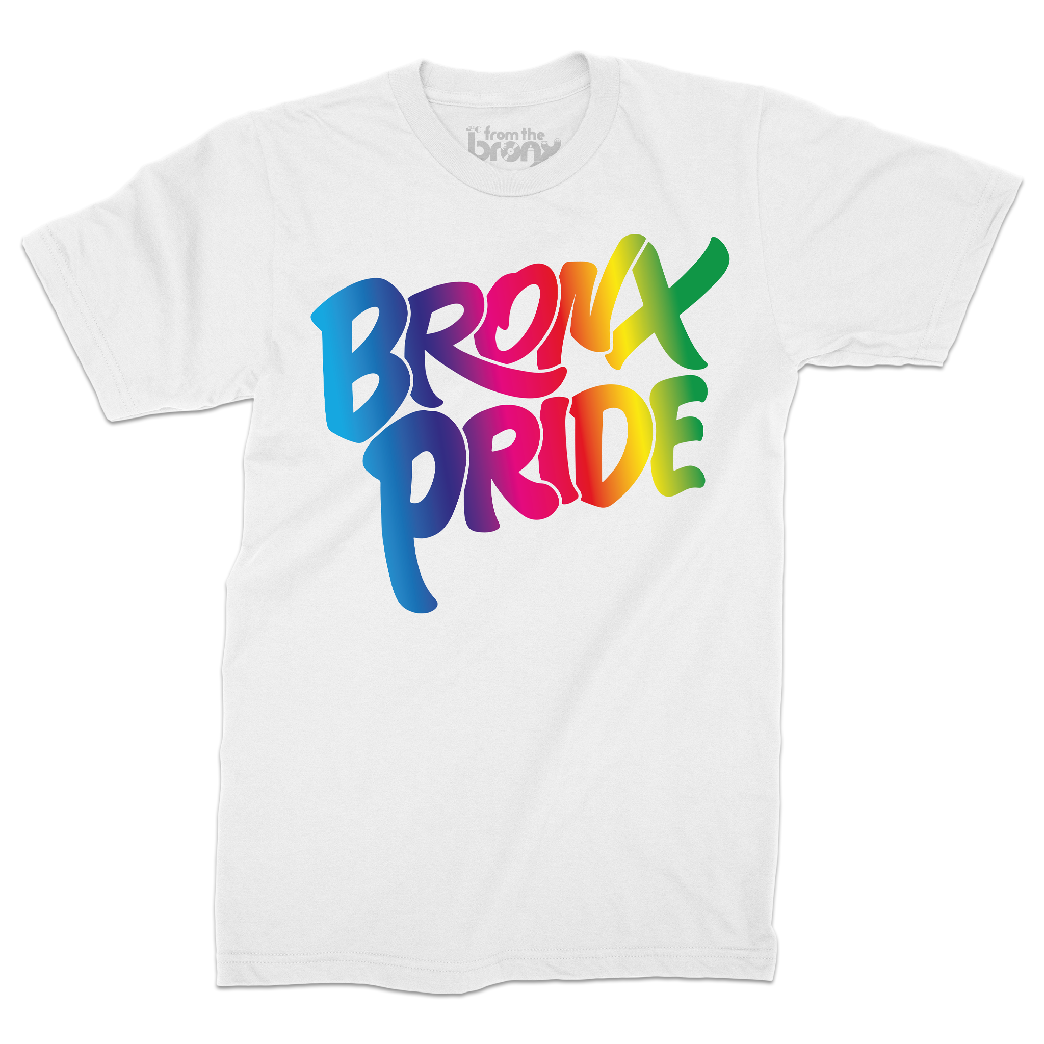 Bronx Pride T-Shirt White Front